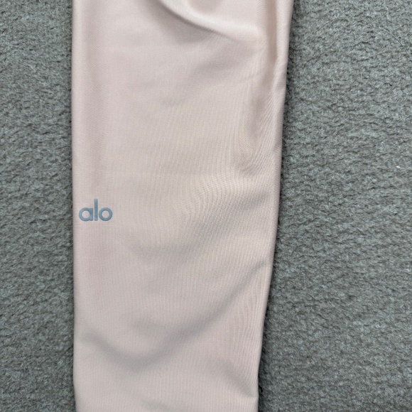 Alo Pants Womens Size L Large Pink Leggings Compression - Picture 13 of 13